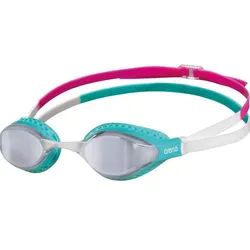 ARENA arena Unisex Wettkampf Schwimmbrille, SILVER-TURQUOISE-MULTI, ONE SIZE