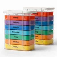 IEA Medical Tablettenbox 7 Tage 2er Set 2 St Box