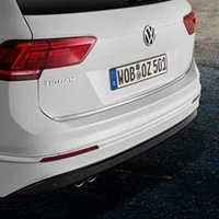 Volkswagen Tiguan Schutzleiste Chromoptik Zierleiste Heckklappe Kantenschutz 5NA