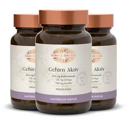 Gehirn Aktiv mit Brahmi und Lecithin Presslinge