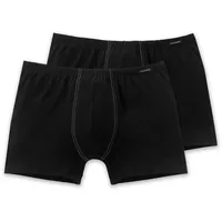 SCHIESSER Essentials Shorts schwarz XL 2er Pack