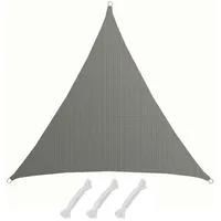 AMANKA UV Sonnensegel 5x5x5 m HDPE Dreieck Sonnenschutz Überdachung