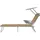 furnicato Sonnenliege 189 x 58 x 27 cm Taupe
