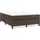 vidaXL Boxspringbett 140 x 190 cm Braun