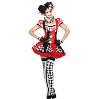 Leg Avenue Harlekina Clown - Karneval und Faschingskostüm (L)