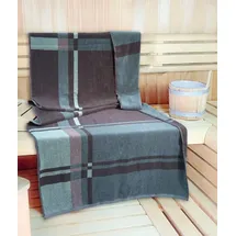 Kinzler Saunatuch »Wellness, Sauna - Größe 90/200 cm«, (Spar-Set, 2 St., 2er Set Saunatücher 90 x 200 cm), leichte Qualität, verschiedenen Designs, auch als 2er Set, grün