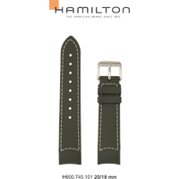 Hamilton Silikon/Kautschuk Khaki Sub Ii, Iii Band-set Kautschuk-grün-20/18 H691.745.101 - grün
