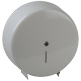 SEMYtop Semy Top Spender für Jumbo-Toilettenpapier, Metall/weiß , abschließbar, Rollen bis 32 cm Durchmesser, 1er Pack (1 x 1 Stück)