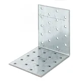 GAH Alberts Lochplattenwinkel verzinkt 100 x 100 x 80 mm
