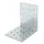 GAH Alberts Lochplattenwinkel verzinkt 100 x 100 x 80 mm