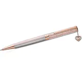 Swarovski Crystalline Kugelschreiber aus Kristalle, Rosa lackiert, Roségold-Legierungsschicht Farbe: Rosé, Größe: 14.3x1 cm, 5527536