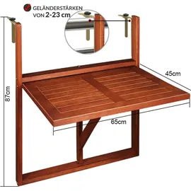 CASARIA Balkonset 3-tlg. Braun