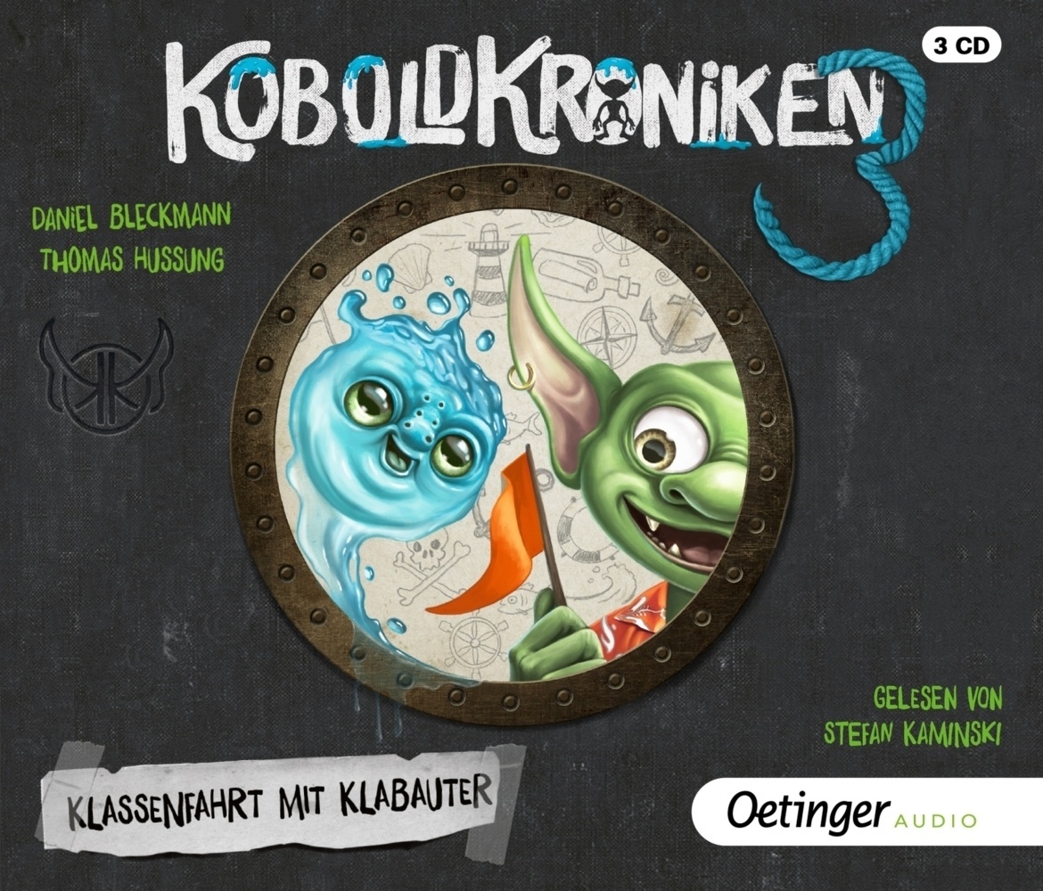 Koboldkroniken 3. Klassenfahrt Mit Klabauter 3 Audio-Cd - Daniel Bleckmann (Hörbuch)
