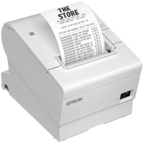 Bondrucker Epson TM-T88VII-W - feste Schnittstelle, 2 x USB-Host + Ethernet, 80m...