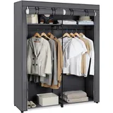 Songmics Stoffschrank, mit Kleiderstangen