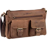 GREENBURRY Bodybag Vintage 1769 Pocketbag Sattelbraun Braun