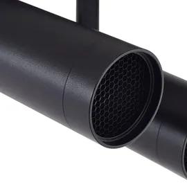 LINDBY Linaro 2-flammig schwarz Aluminium