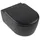 Villeroy & Boch Skyla Wand-WC mit WC-Sitz Pure Black CeramicPlus