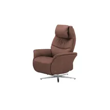 HIMOLLA Fernsehsessel 7051 Leder 74 x 113 x 86 cm Rot mit Kopfteil