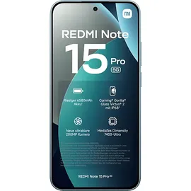 Xiaomi Redmi Note 15 Pro 5G 8 GB RAM 256 GB Glacier Blue
