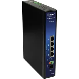 Allnet 172755. Netzwerkbrücke, 100 Mbit/s. Schwarz