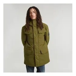 G-Star für Herren. D25381-D419-C744 Wodan Wattierter Parka grün (XS), Lässig, Polyamid, Nachhaltig