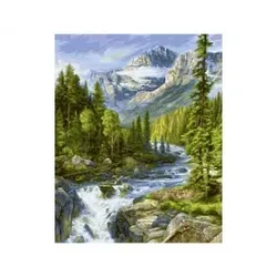 Rocky Mountains Malen nach Zahlen