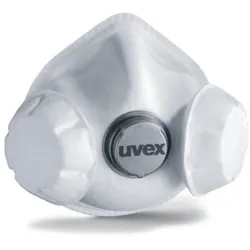 uvex silv-Air e Atemschutzmaske 7233 FFP2 mit Ausatemventil Schutzstufe - 3 Stück - 8787233