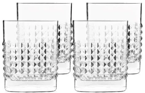 Mixology elixir Water glass/whiskey glass 10 cm 38 cl 4 pcs. Clear