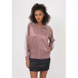 Freshlions Bomberjacke "Aurelia", Damen, Gr. M, pink, 100% Polyester, unifarben, lang, Rundhals, Jacken Bomberjacke, im sportlichen Design