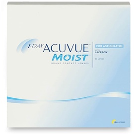 Acuvue 1 Day Acuvue Moist for Astigmatism, 90er Pack / 8.50 BC / 14.50 DIA / -3.50 DPT / -2.25 CYL / AX