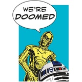 KOMAR Star Wars Classic Comic Quote Droids - Größe: 50 x 70 cm, Wandbild, Poster, Kunstdruck (ohne Rahmen)
