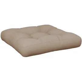 vidaXL Palettenkissen 2-tlg. 120 x 80 x 10 cm schwarz
