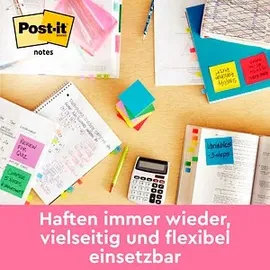 Post-it Post-it® Poptimistic Collection Haftnotizen farbsortiert, 6 Blöcke
