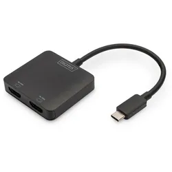 DIGITUS MST Hub - Video-Verteiler - USB-C - 2 x HDMI