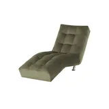 Uno Einzelliege Inga , grün , Maße (cm): B: 164 H: 88 T: 68.0