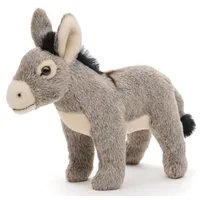 Uni-Toys - Esel grau, stehend - 20 cm (Höhe)