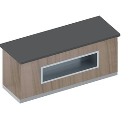 Neutraler buffetschrank nm-finish - 1300x850x900 mm - 11236NM0 Eurast