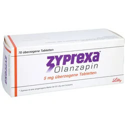 Zyprexa 5 mg überzogene Tabletten 70 St
