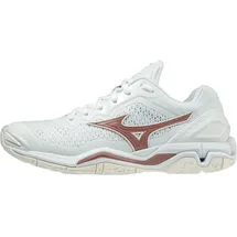 Mizuno Wave Stealth V Damen, weiß, Größe 42 / 42