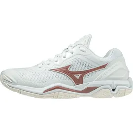 Mizuno Wave Stealth V Damen, weiß, Größe 42 / 42