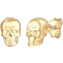 Elli Elli Kolczyki Totenkopf Rock Gothic Trend 925 Silber Ohrringe   Damen 