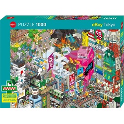 HEYE Puzzle Tokyo Quest, 1000 Puzzleteile, Made in Germany bunt