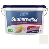 SCHÖNER WOHNEN-Farbe Wandfarbe Sauberweiß  (Weiß, 5 l, Matt)