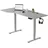 Juskys Schreibtisch 160x75cm Höhenverstellbar Weiß