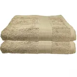 julie-julsen Badetuch 100 x 150 cm beige 2 St.