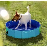NEU Hundepool faltbar rutschfest Ablassventil für Tiere Abkühlung Sommer Garten