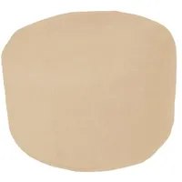 Linke Licardo Pouf Polyester 47 x 34 x 47 cm Beige/Braun