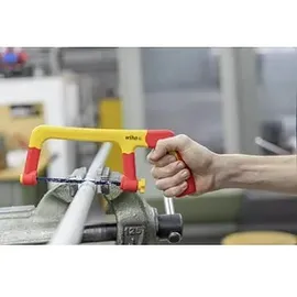 Wiha Bügelsäge electric isoliert mit drei Sägeblättern 150 mm