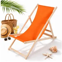MuCoLa Strandstuhl 51,7 x 93 x 81,5 cm orange klappbar